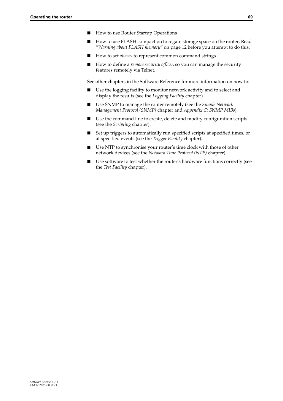 Allied Telesis AR400 SERIES Software Release 2.7.1 User Manual | Page 69 / 134