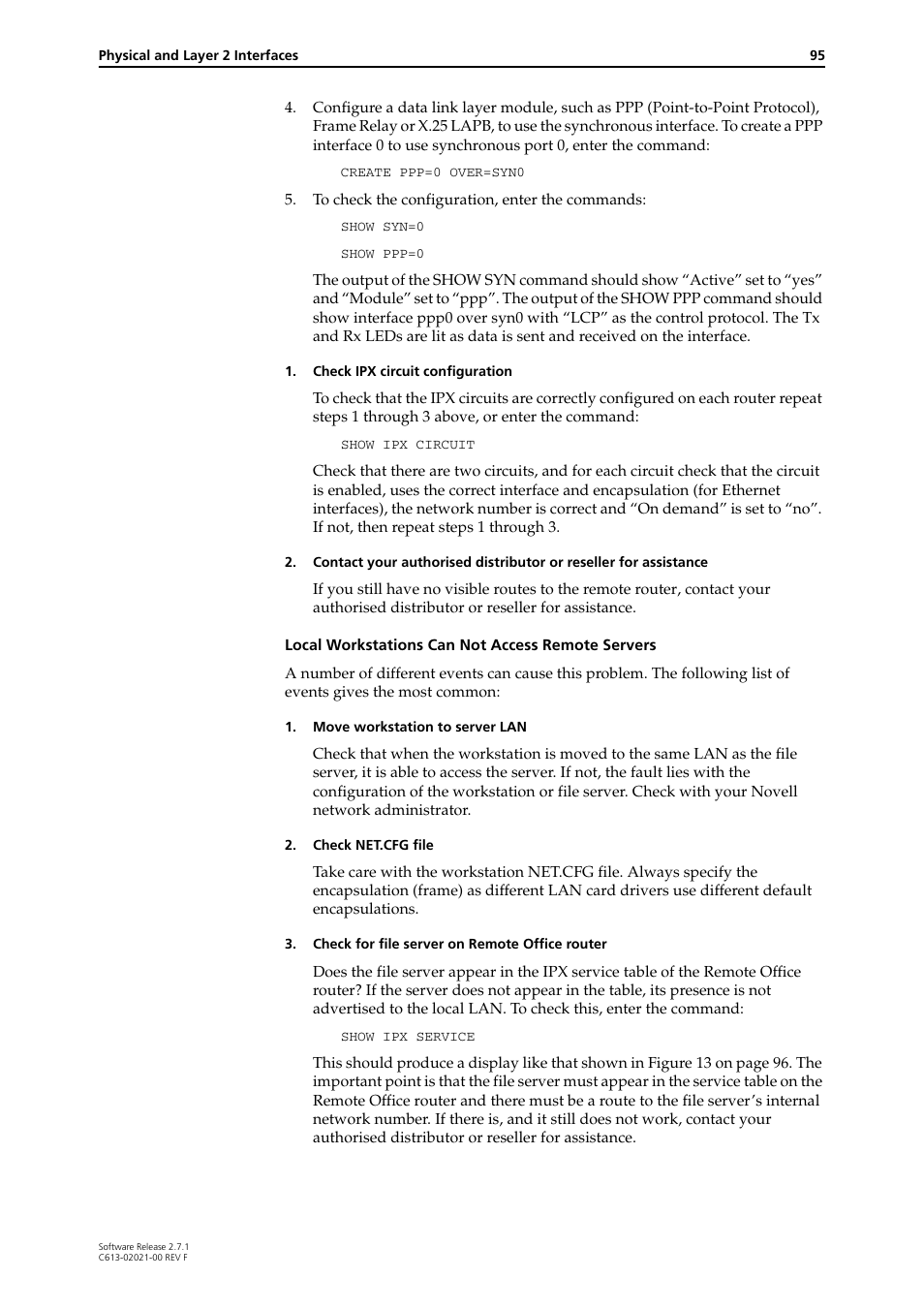 Allied Telesis AR400 SERIES Software Release 2.7.1 User Manual | Page 95 / 134