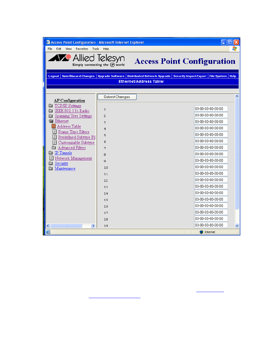 As shown in figure, 22 is displayed | Allied Telesis AT-WL2411 User Manual | Page 65 / 236