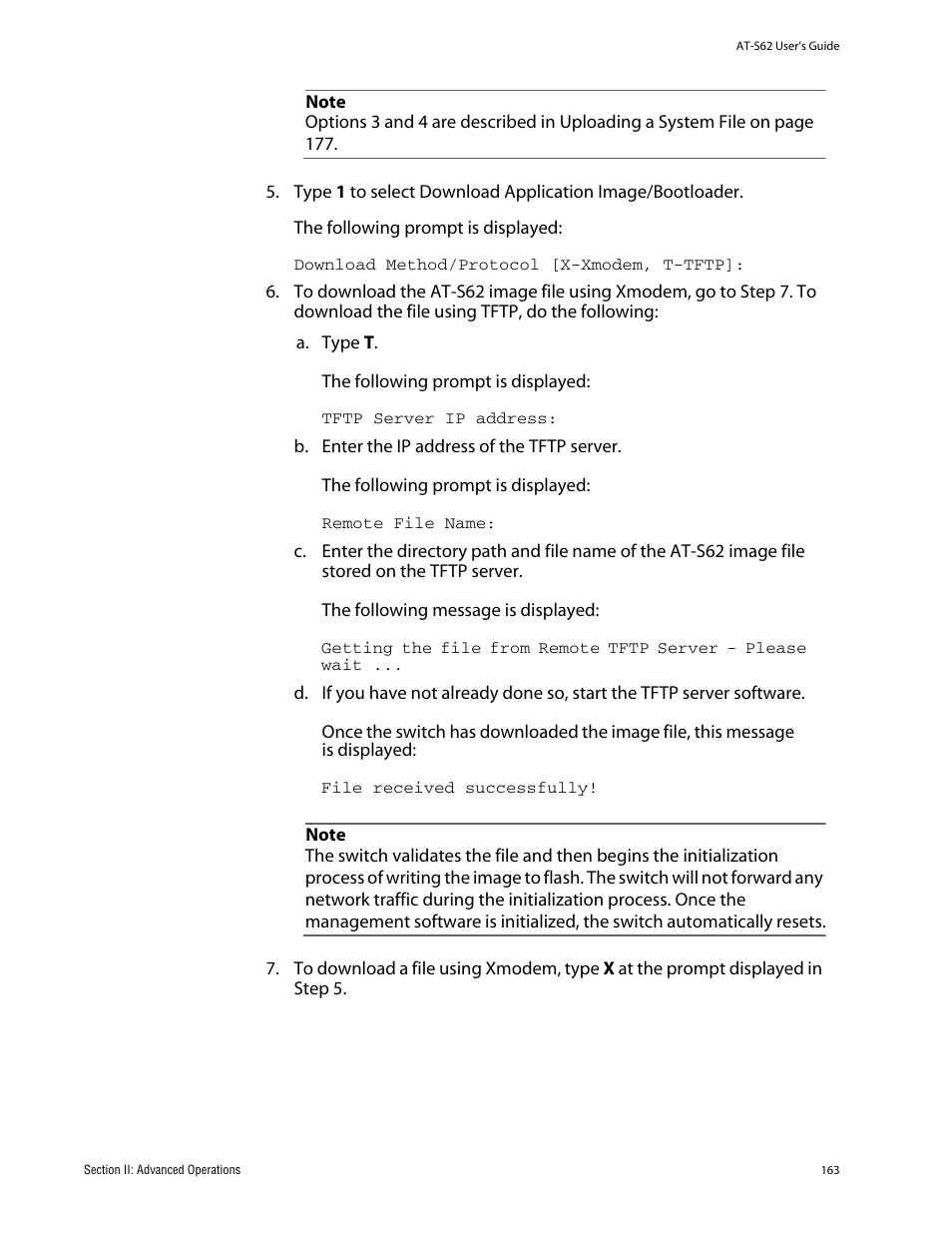 Allied Telesis AT-S62 User Manual | Page 163 / 862