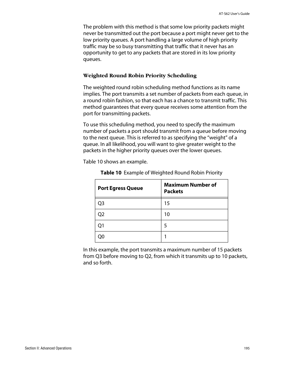 Allied Telesis AT-S62 User Manual | Page 195 / 862