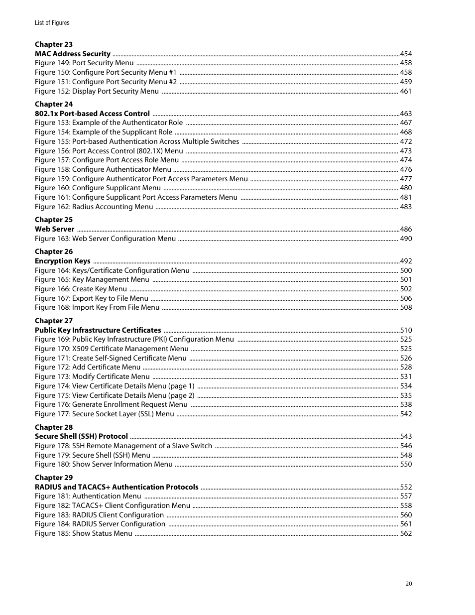 Allied Telesis AT-S62 User Manual | Page 20 / 862