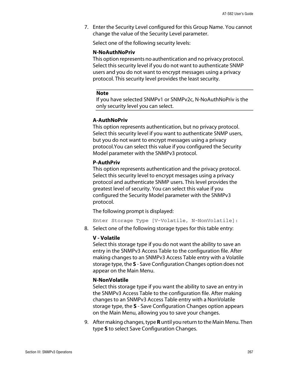 Allied Telesis AT-S62 User Manual | Page 267 / 862