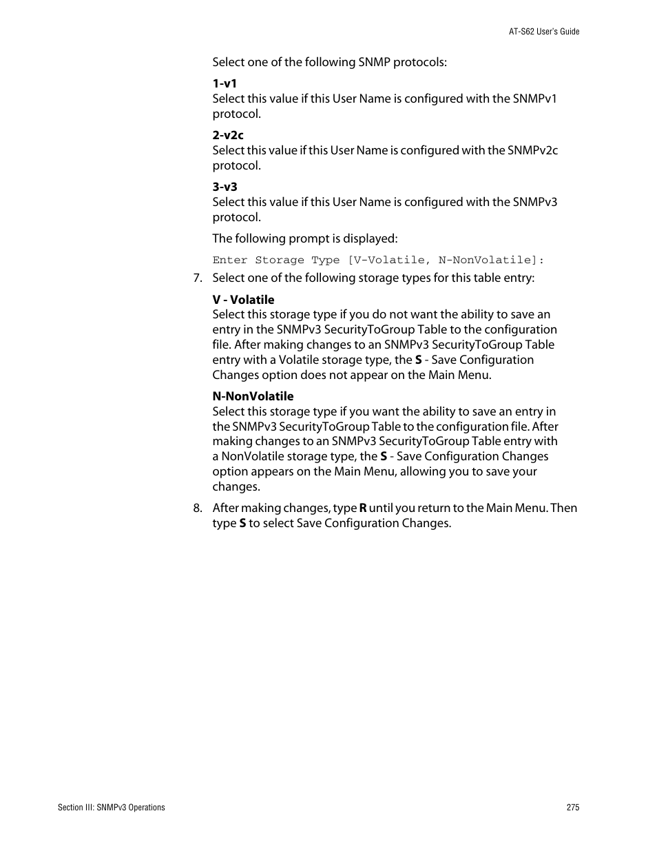 Allied Telesis AT-S62 User Manual | Page 275 / 862
