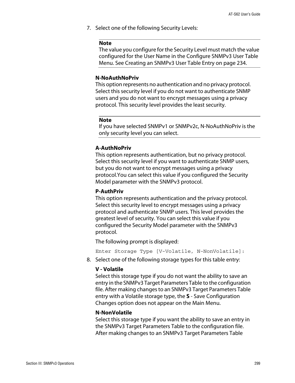 Allied Telesis AT-S62 User Manual | Page 299 / 862