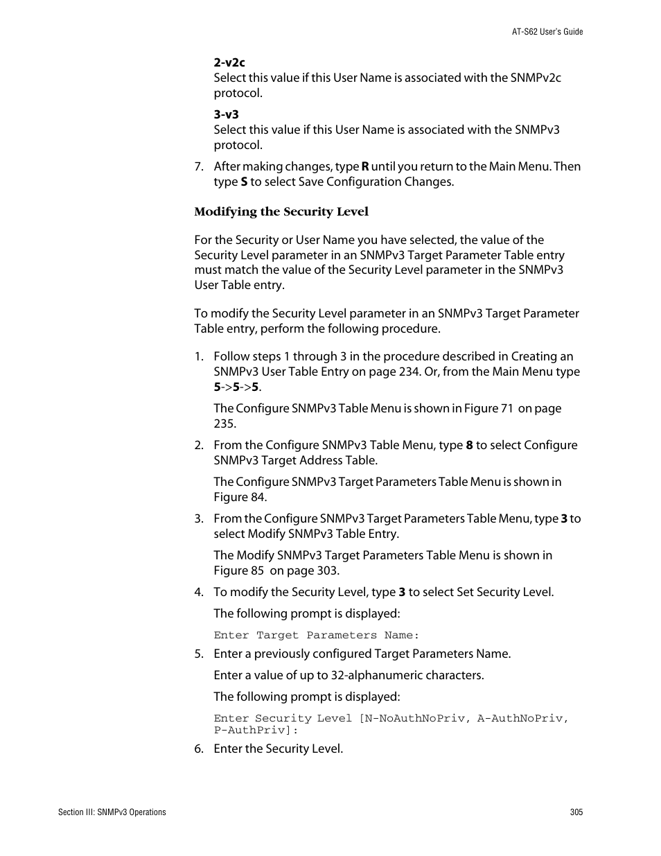 Allied Telesis AT-S62 User Manual | Page 305 / 862