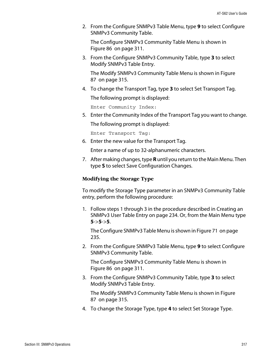 Allied Telesis AT-S62 User Manual | Page 317 / 862