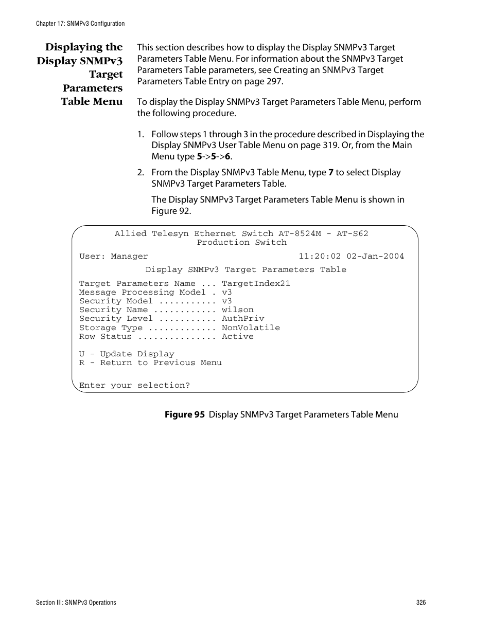 Allied Telesis AT-S62 User Manual | Page 326 / 862