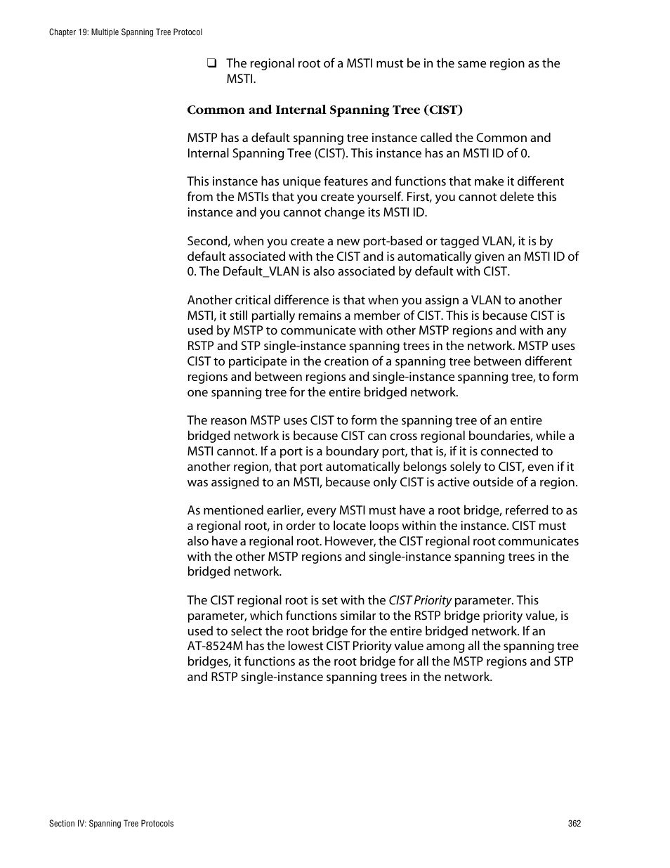 Allied Telesis AT-S62 User Manual | Page 362 / 862