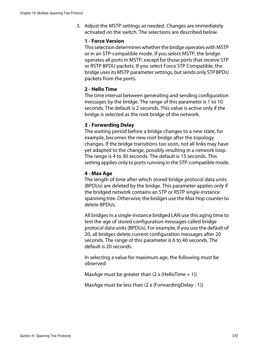 Allied Telesis AT-S62 User Manual | Page 370 / 862