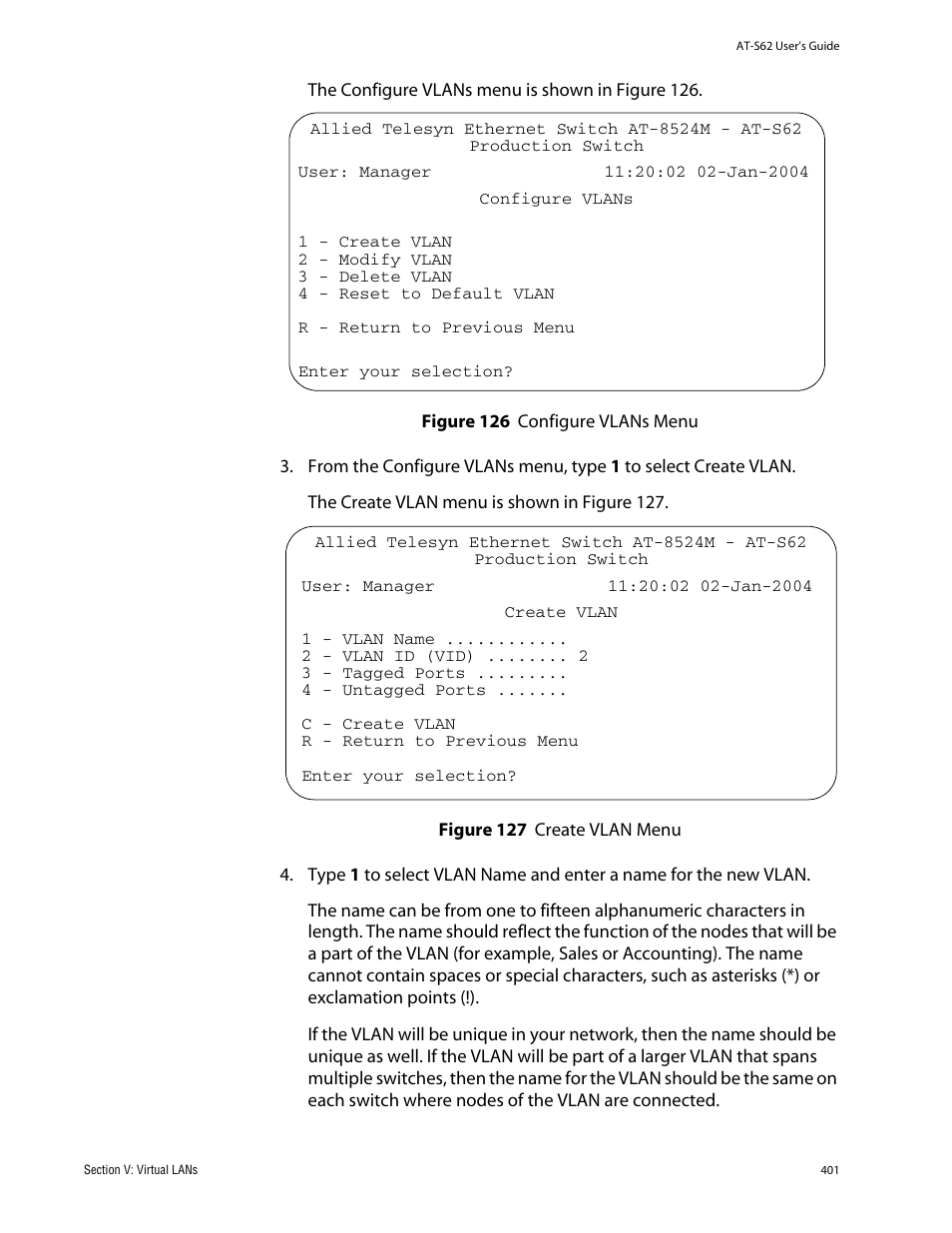 Allied Telesis AT-S62 User Manual | Page 401 / 862