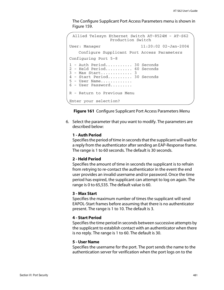 Allied Telesis AT-S62 User Manual | Page 481 / 862