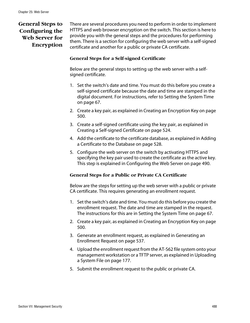 Allied Telesis AT-S62 User Manual | Page 488 / 862