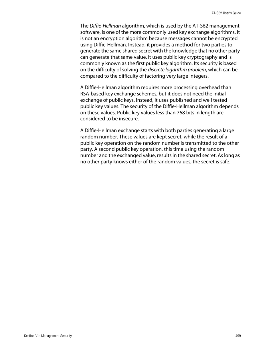 Allied Telesis AT-S62 User Manual | Page 499 / 862