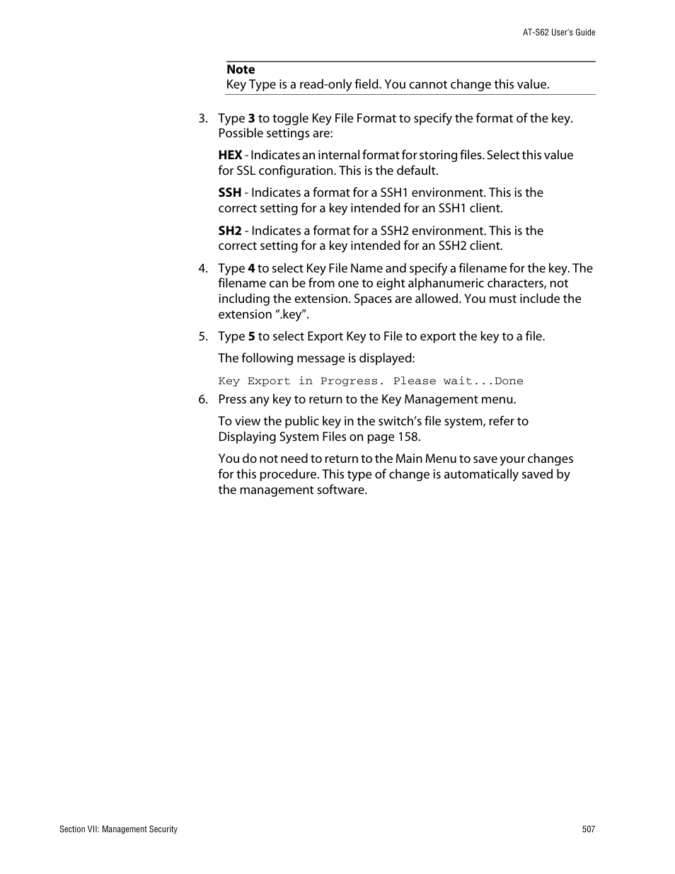 Allied Telesis AT-S62 User Manual | Page 507 / 862