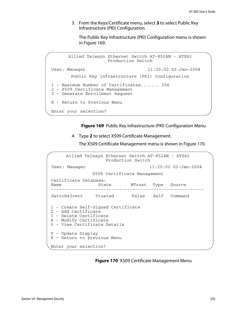 Allied Telesis AT-S62 User Manual | Page 525 / 862