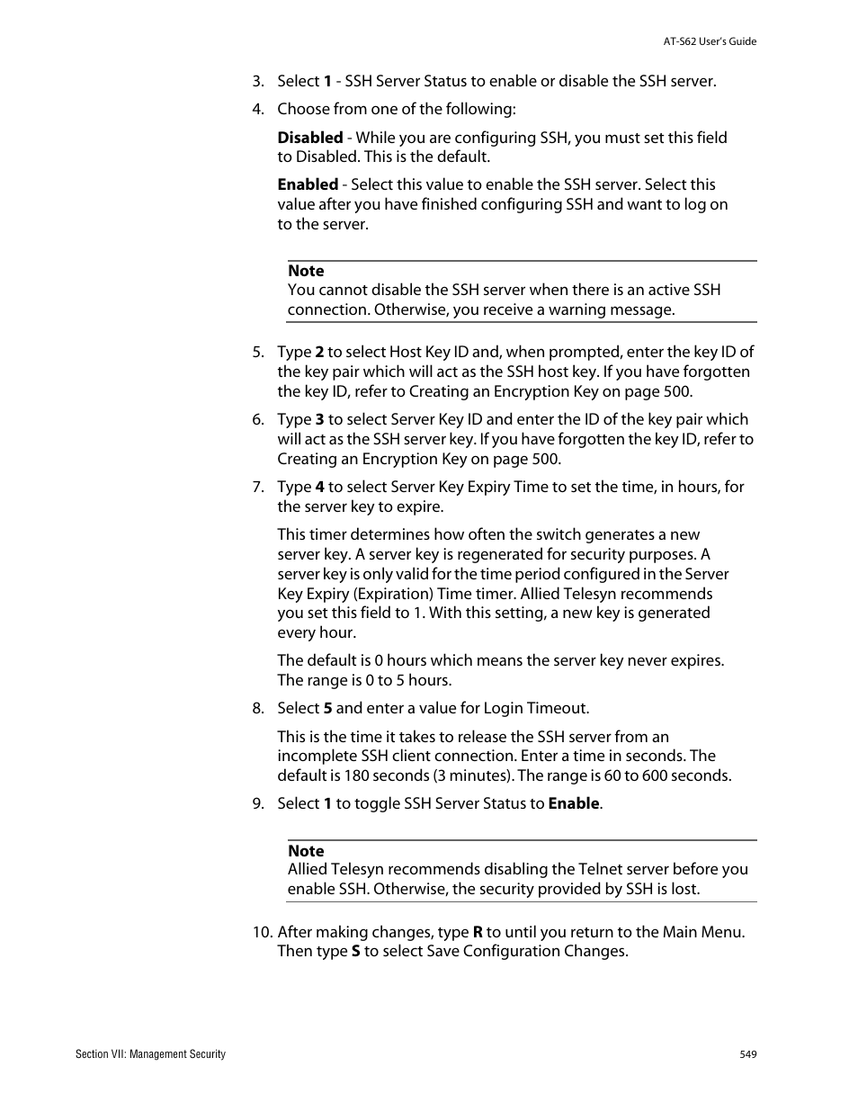 Allied Telesis AT-S62 User Manual | Page 549 / 862