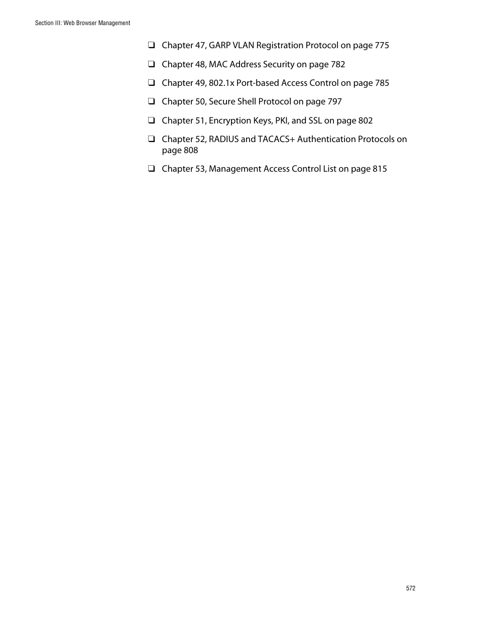 Allied Telesis AT-S62 User Manual | Page 572 / 862