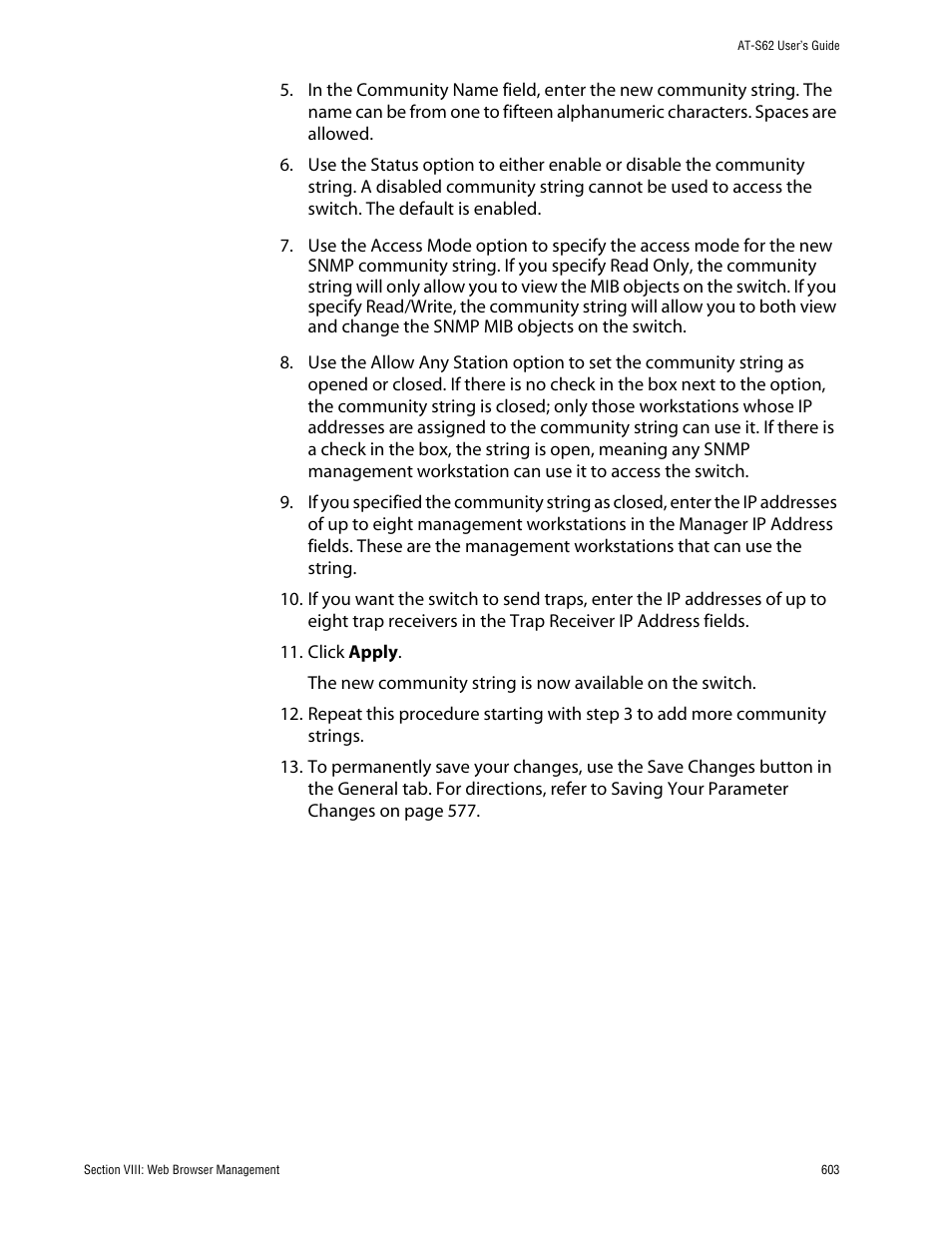 Allied Telesis AT-S62 User Manual | Page 603 / 862