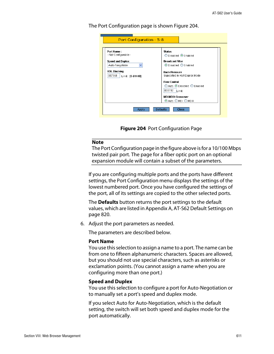 Allied Telesis AT-S62 User Manual | Page 611 / 862