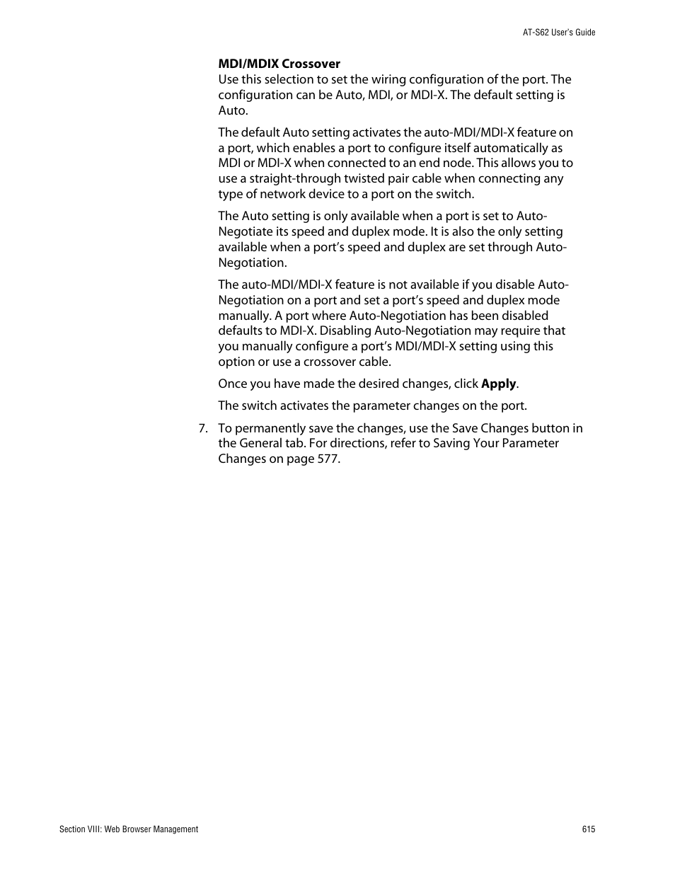 Allied Telesis AT-S62 User Manual | Page 615 / 862