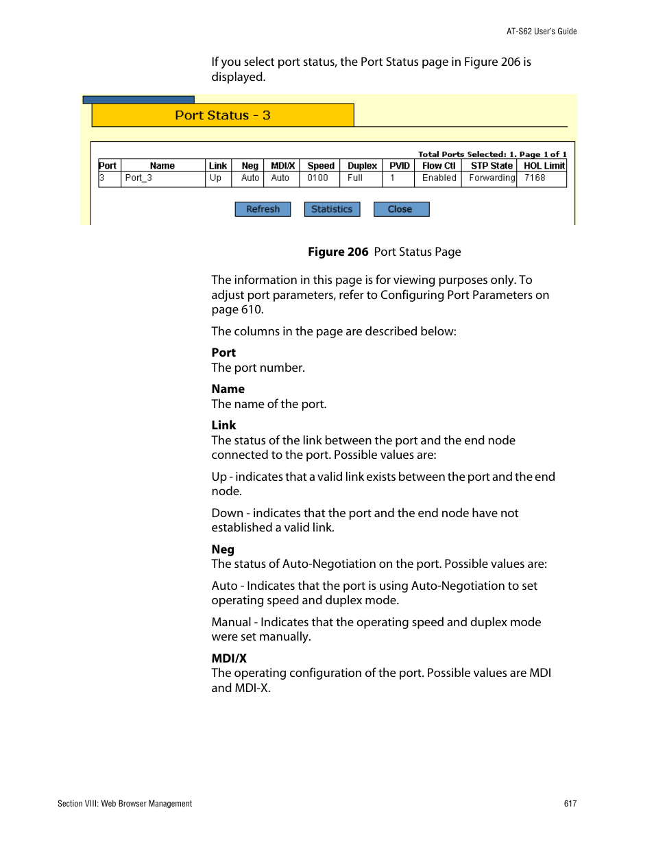 Allied Telesis AT-S62 User Manual | Page 617 / 862