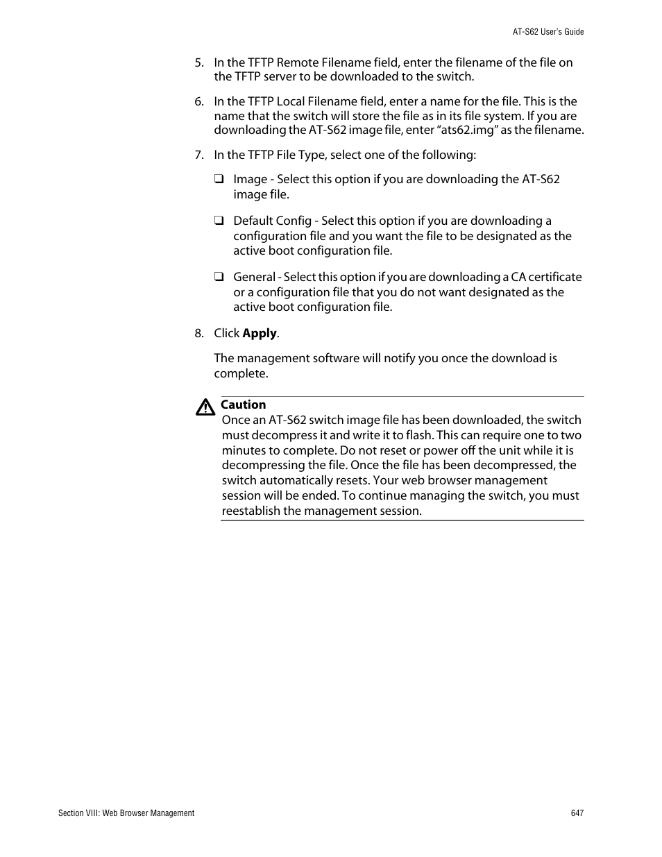 Allied Telesis AT-S62 User Manual | Page 647 / 862