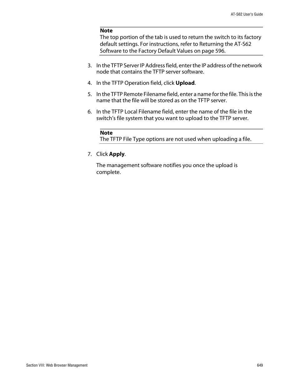 Allied Telesis AT-S62 User Manual | Page 649 / 862