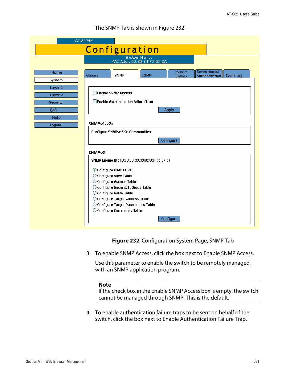 Allied Telesis AT-S62 User Manual | Page 681 / 862