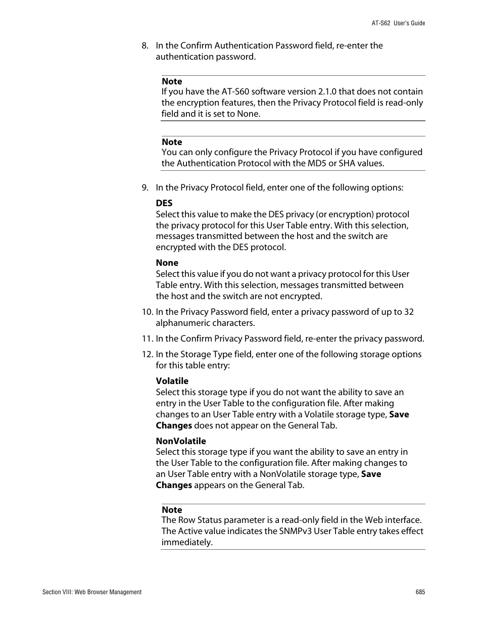 Allied Telesis AT-S62 User Manual | Page 685 / 862