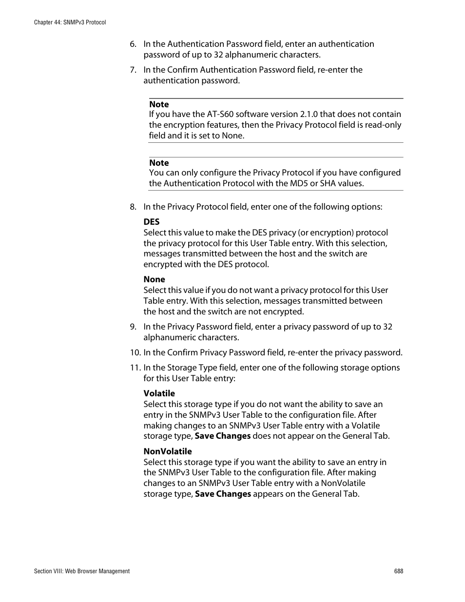 Allied Telesis AT-S62 User Manual | Page 688 / 862