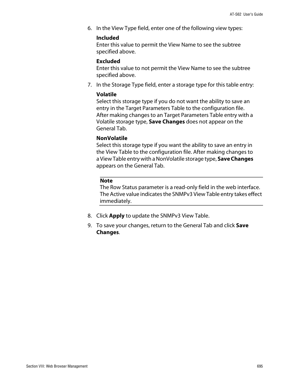 Allied Telesis AT-S62 User Manual | Page 695 / 862