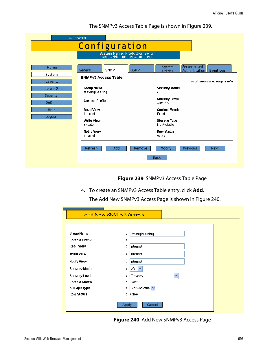 Allied Telesis AT-S62 User Manual | Page 697 / 862