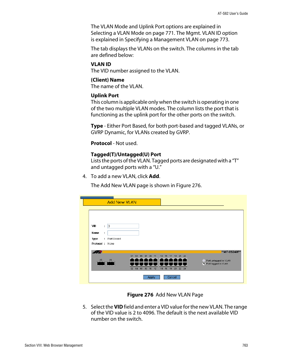 Allied Telesis AT-S62 User Manual | Page 763 / 862