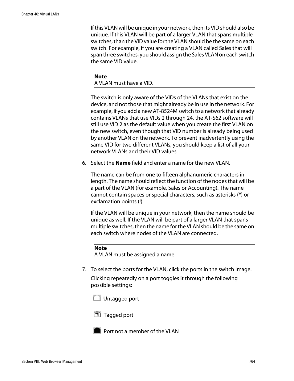 Allied Telesis AT-S62 User Manual | Page 764 / 862