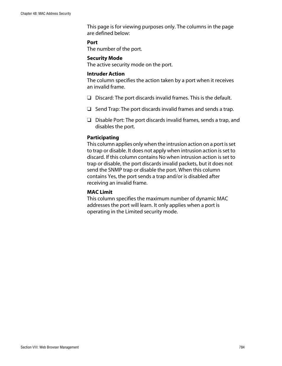 Allied Telesis AT-S62 User Manual | Page 784 / 862