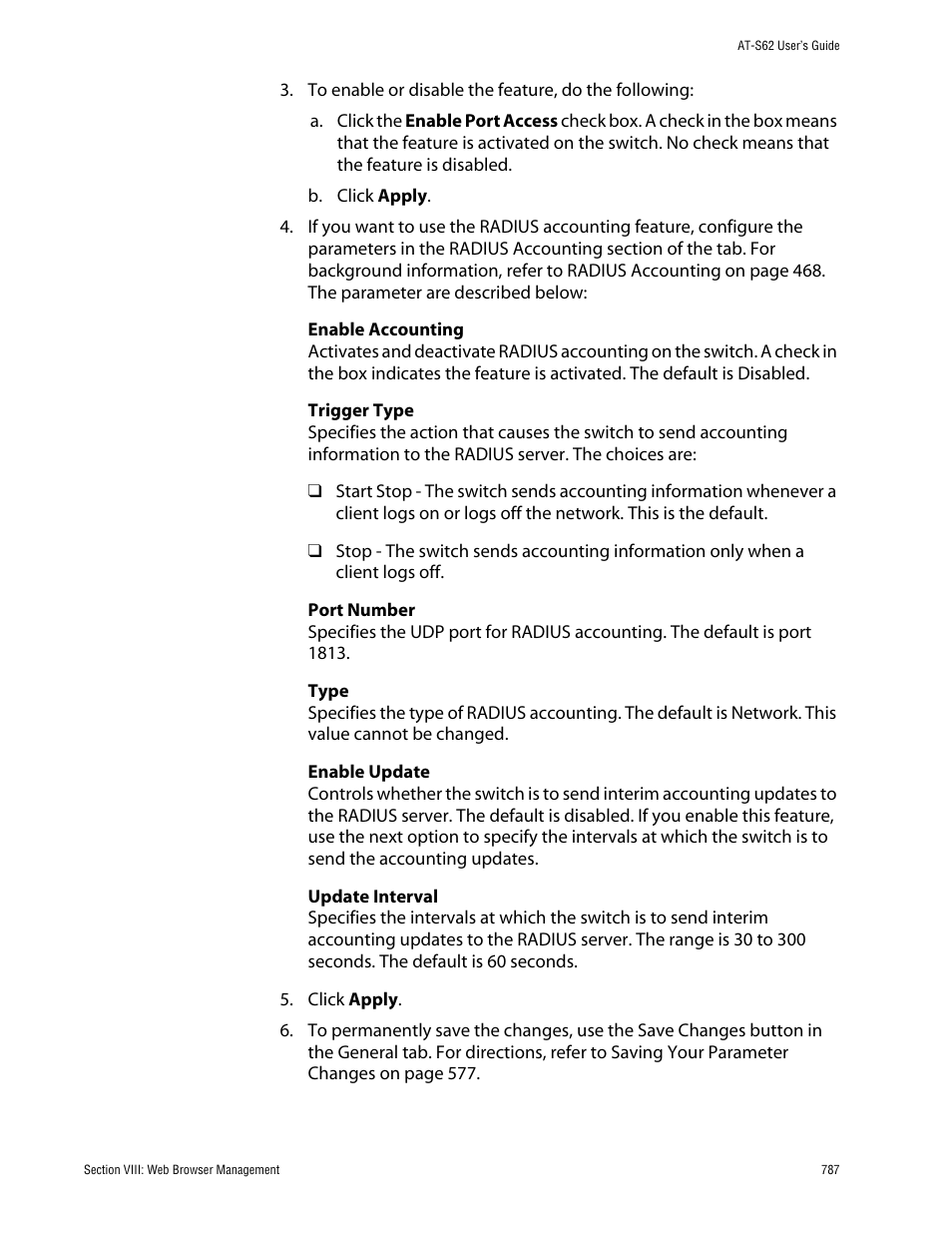 Allied Telesis AT-S62 User Manual | Page 787 / 862
