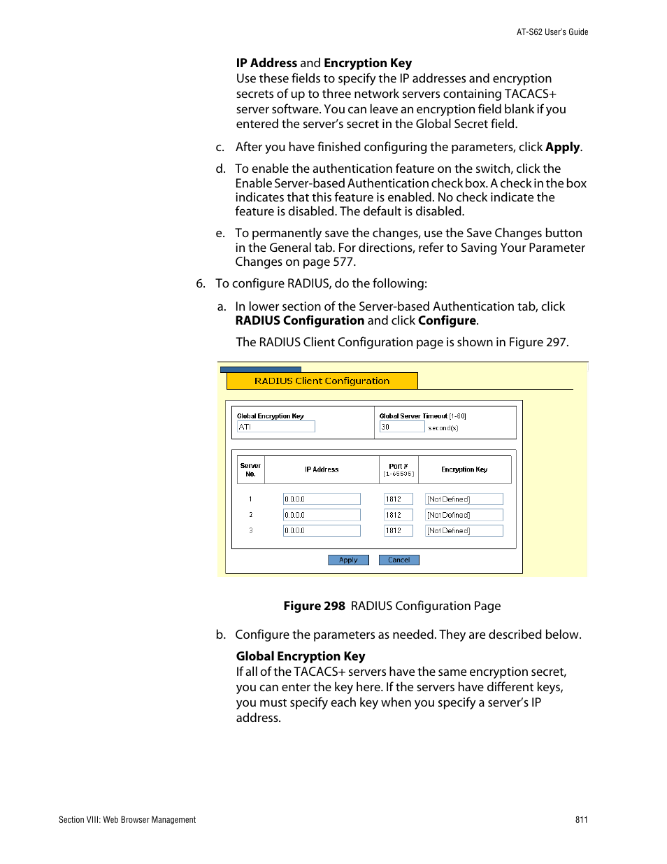 Allied Telesis AT-S62 User Manual | Page 811 / 862