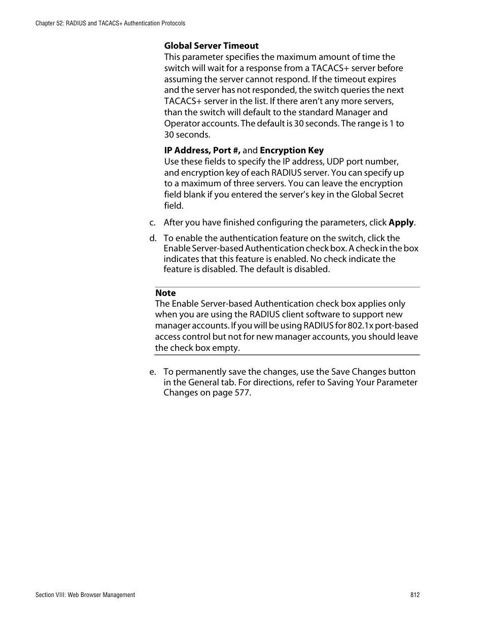 Allied Telesis AT-S62 User Manual | Page 812 / 862
