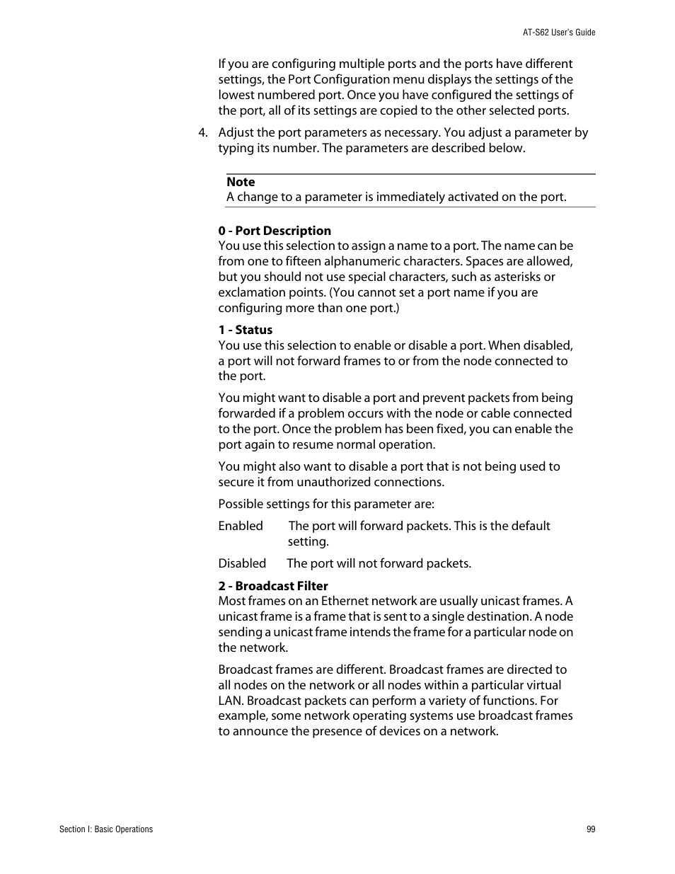 Allied Telesis AT-S62 User Manual | Page 99 / 862