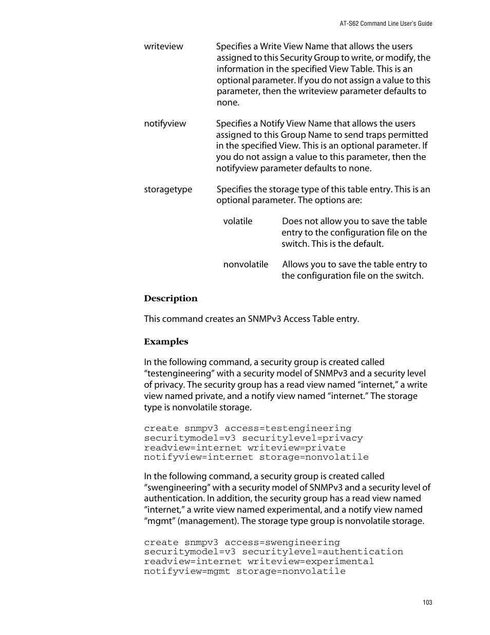 Allied Telesis AT-S62 User Manual | Page 103 / 420