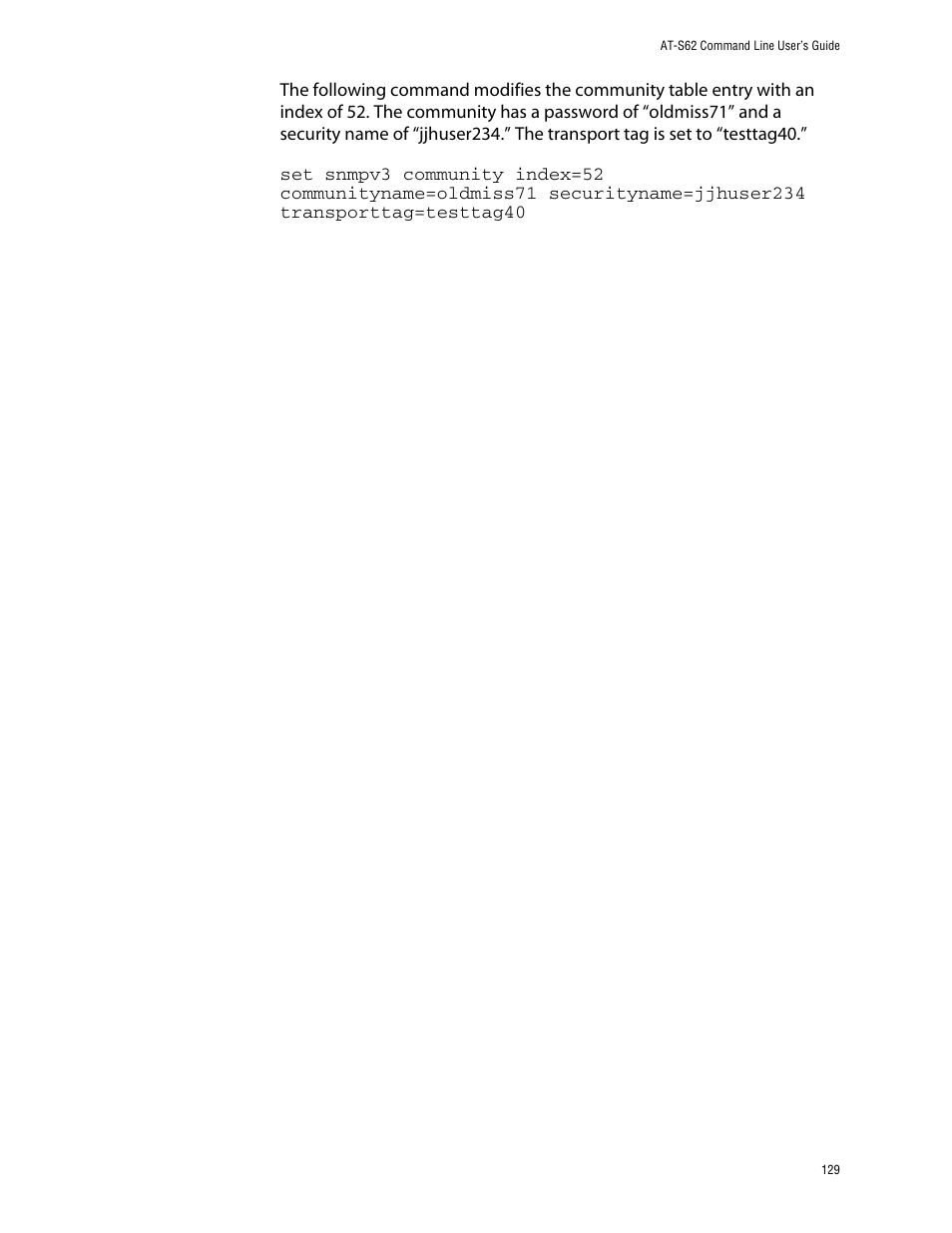 Allied Telesis AT-S62 User Manual | Page 129 / 420