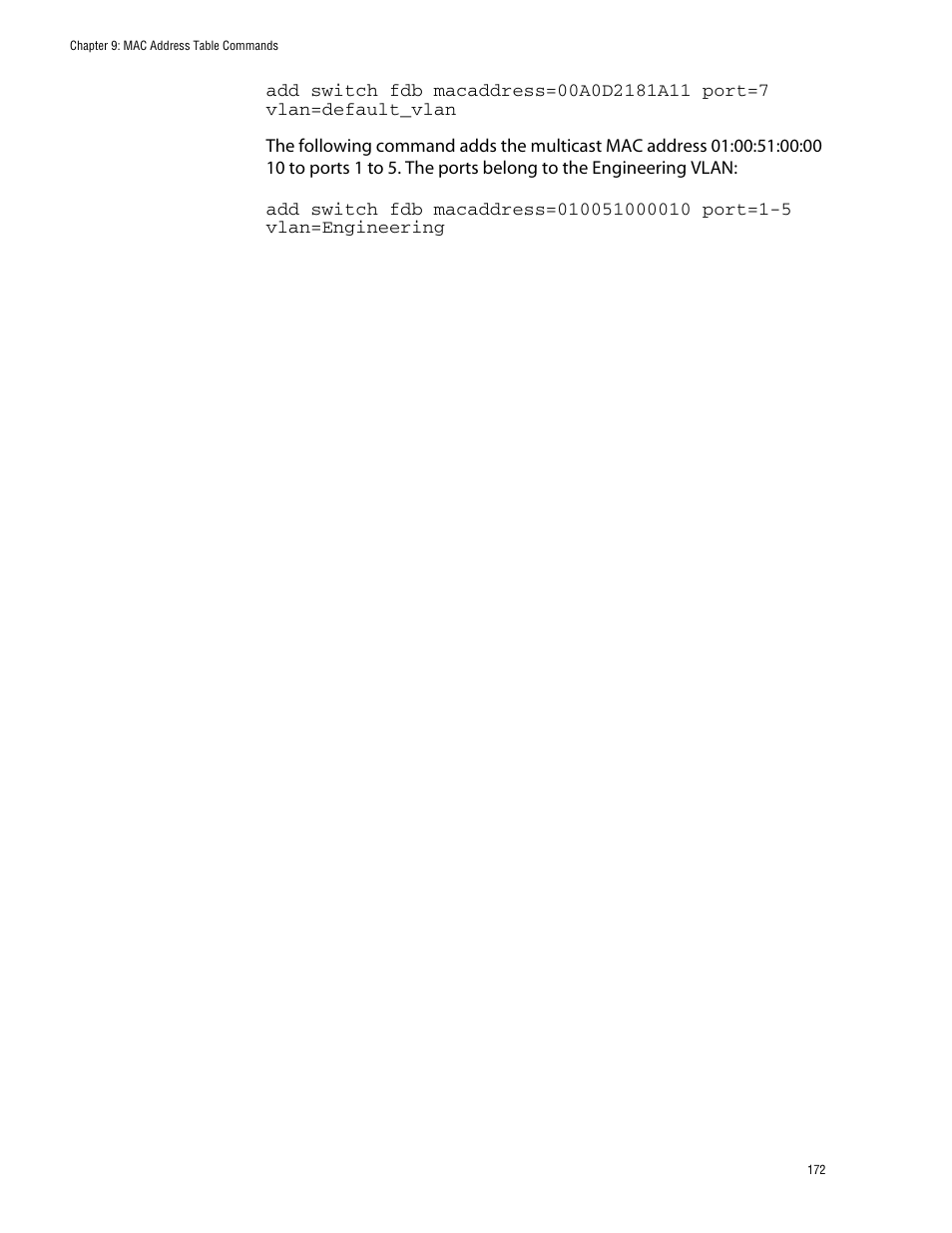 Allied Telesis AT-S62 User Manual | Page 172 / 420