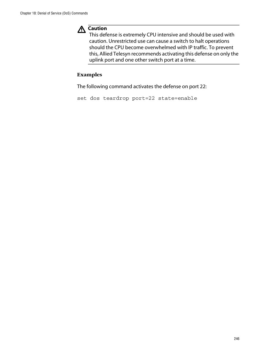 Allied Telesis AT-S62 User Manual | Page 246 / 420