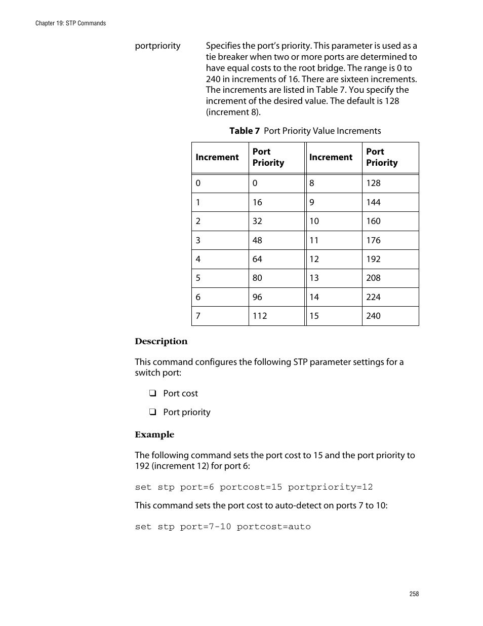 Allied Telesis AT-S62 User Manual | Page 258 / 420