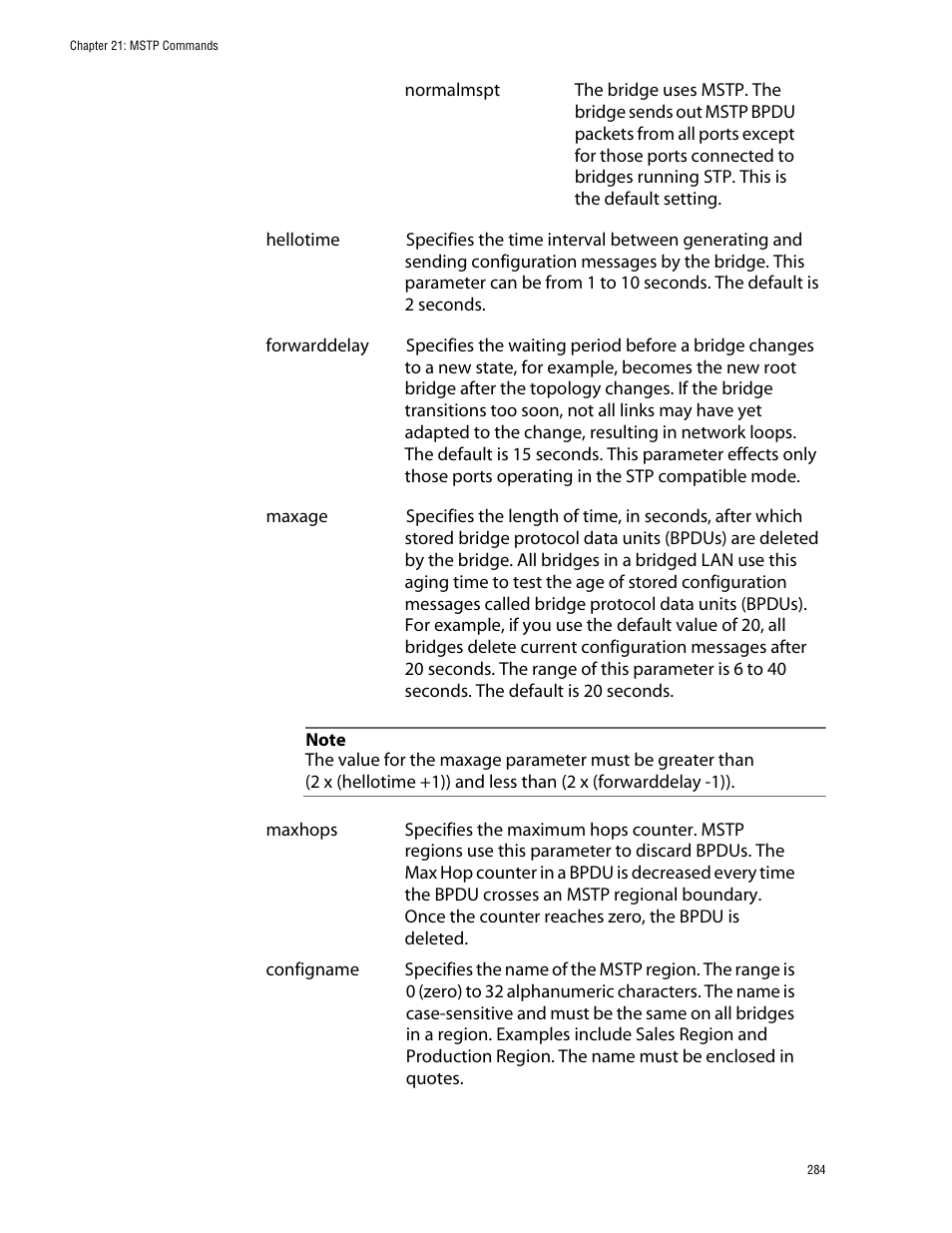 Allied Telesis AT-S62 User Manual | Page 284 / 420