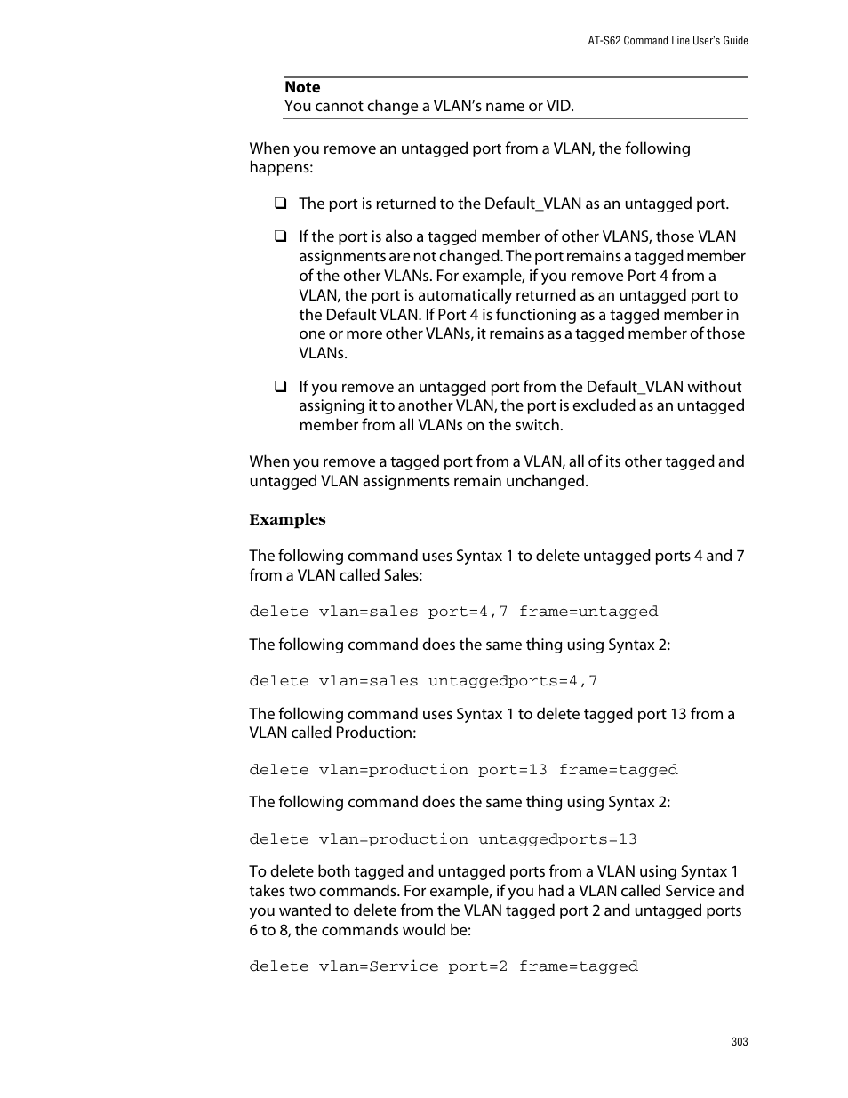 Allied Telesis AT-S62 User Manual | Page 303 / 420