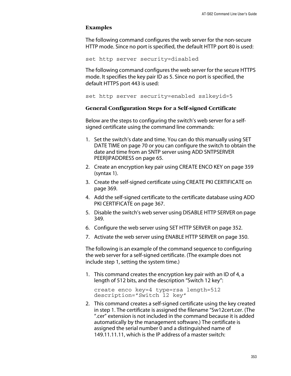 Allied Telesis AT-S62 User Manual | Page 353 / 420