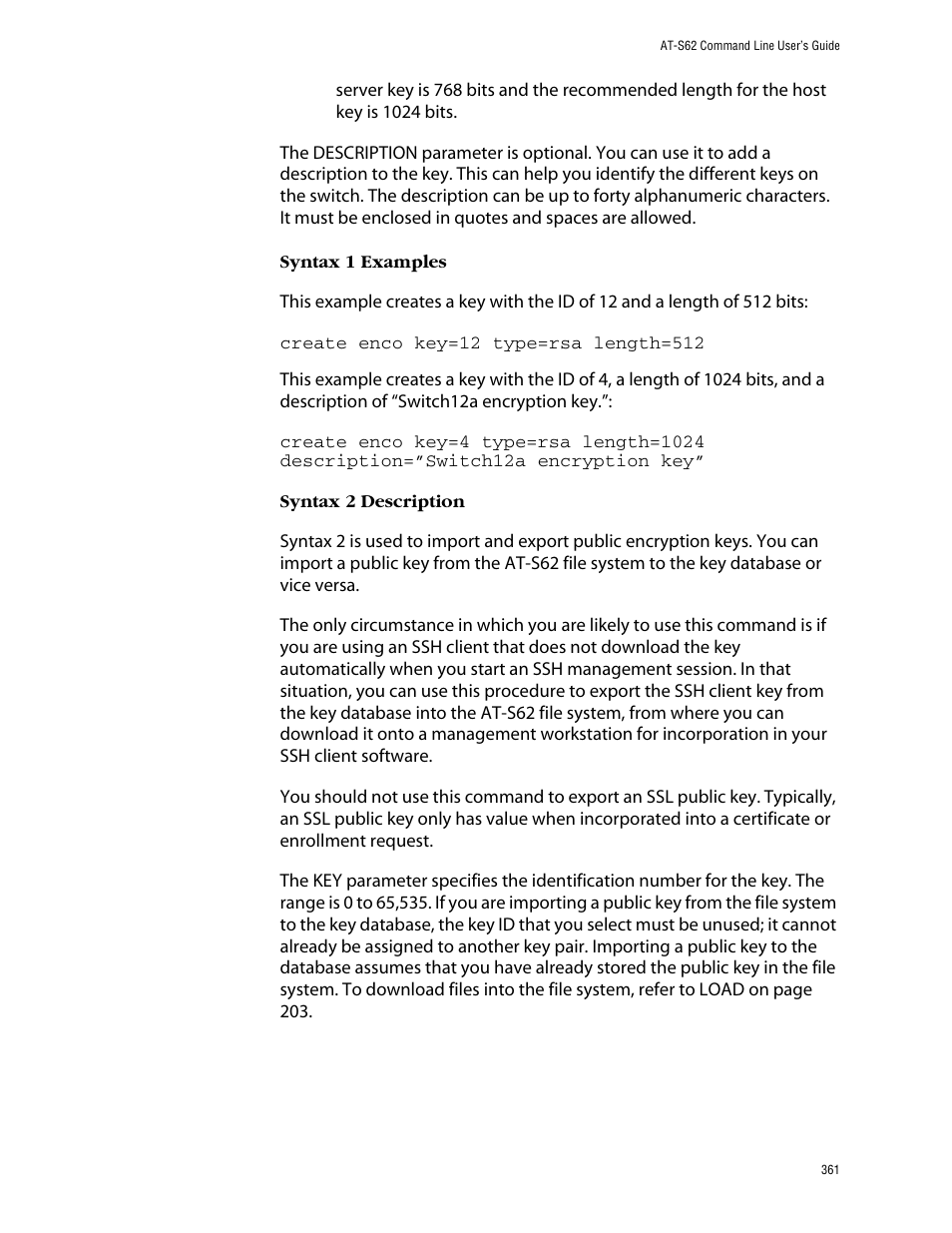 Allied Telesis AT-S62 User Manual | Page 361 / 420