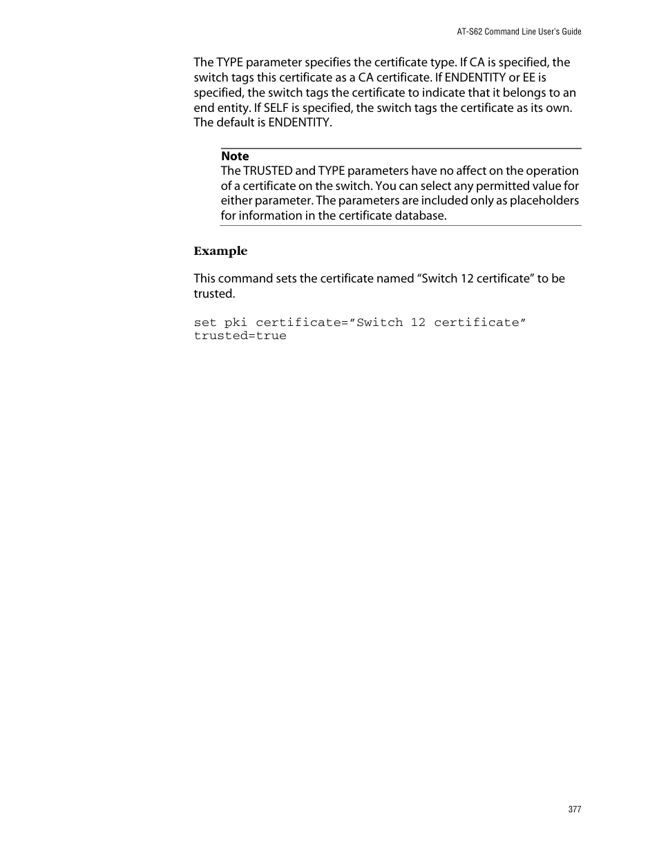 Allied Telesis AT-S62 User Manual | Page 377 / 420